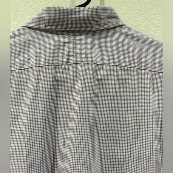 Polo Ralph Lauren Purple White Plaid Button Down Collared Shirt Size 16.5 32-33 - Picture 11 of 16